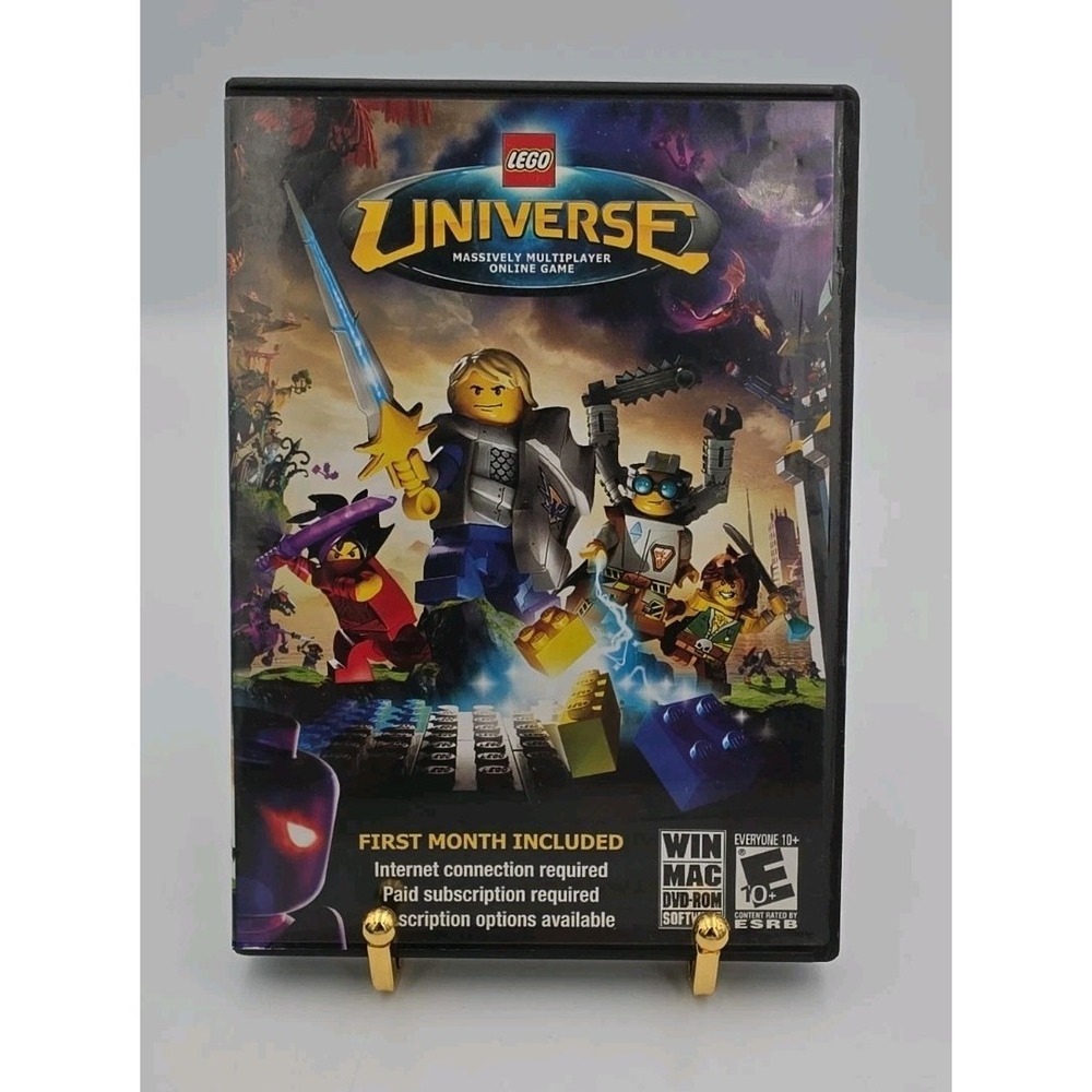 LEGO Universe Massively Multiplayer Online Game PC Mac DVD 55000 Rated E 10+